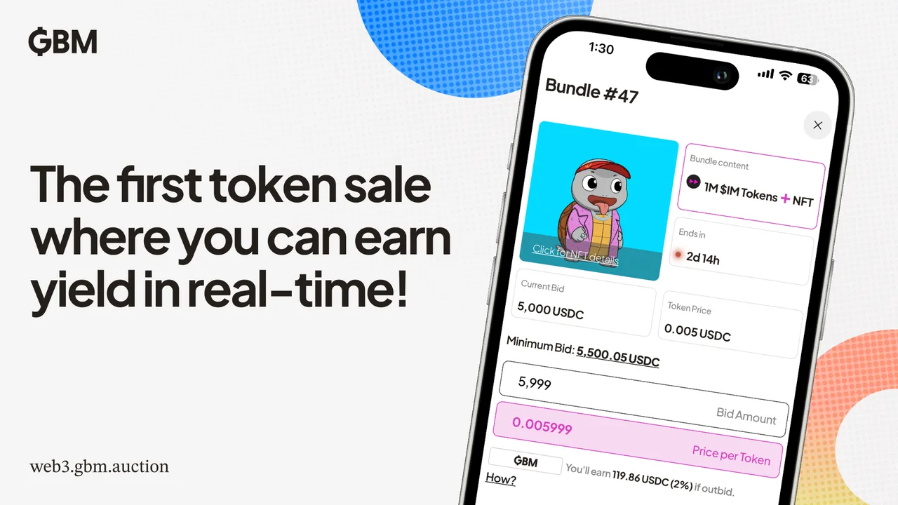 GBM × Imua IDA — First Token Sale